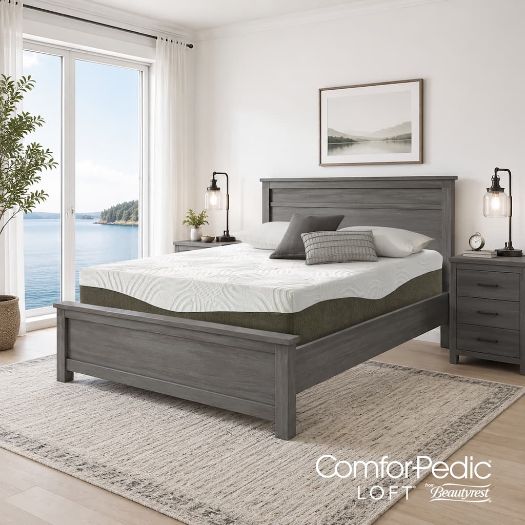 Firm Gel Memory Foam Mattress with Cooling Comfort
