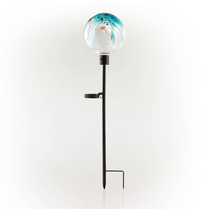 Alpine Corporation Decorative Garden Flag Holder Stakes, Outdoor Metal Flagpole Stands Design for Patio & Garden Décor