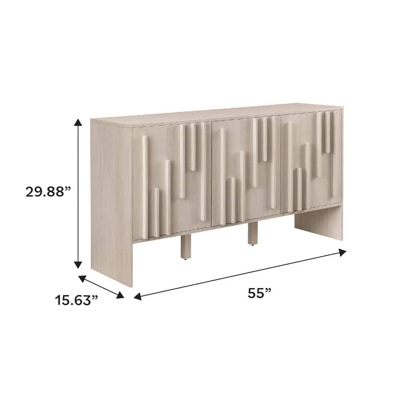 Middlebrook Designs Scandi Detailed-Door Buffet