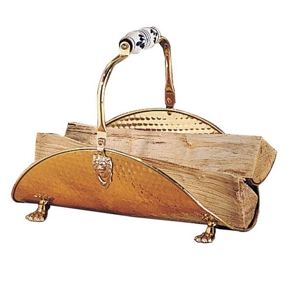 Shop Decorative Brass Log Holder Vintage Fireplace Free Shipping