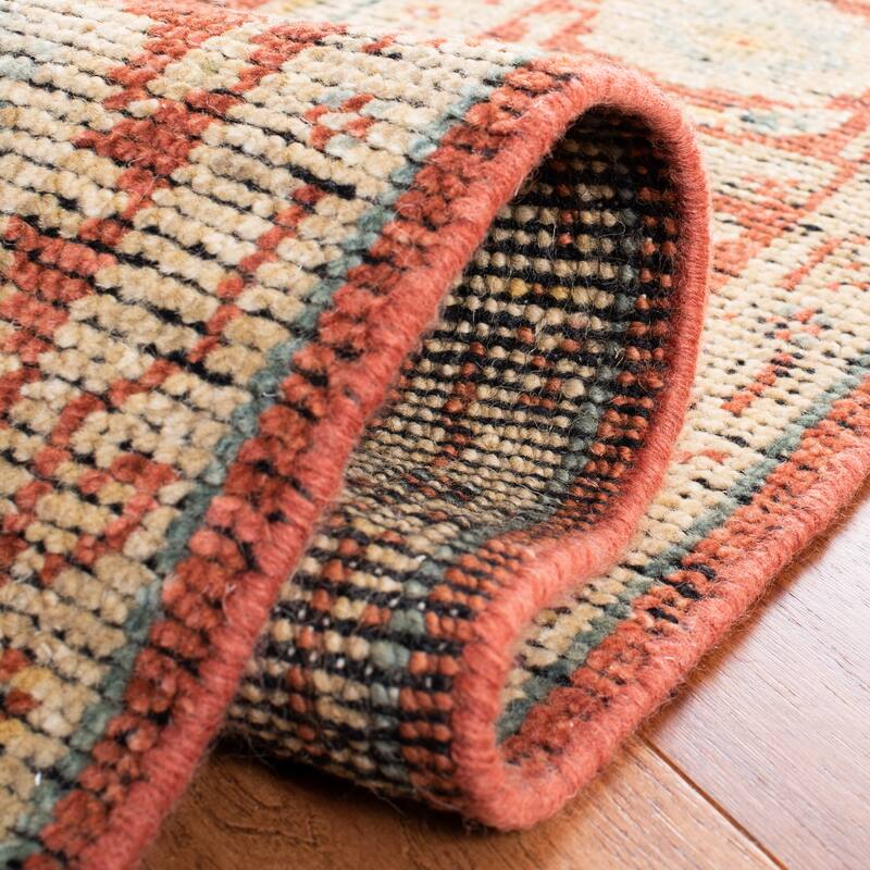 SAFAVIEH Hand-Knotted Izmir Lavdi Traditional Wool Rug