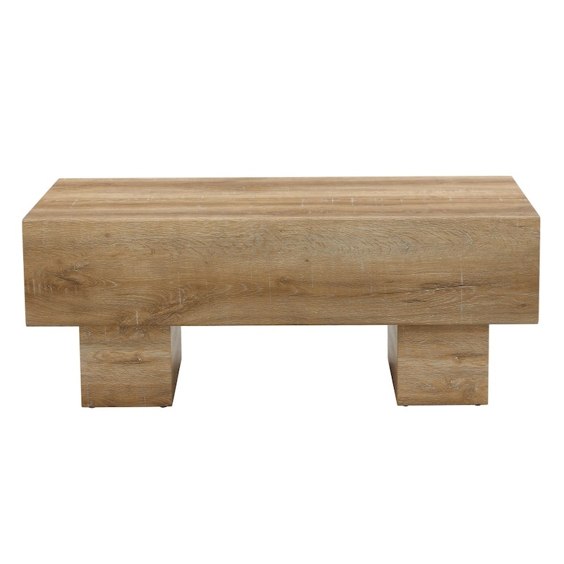 Modern Simple Light Wood Texture MDF Coffee Table