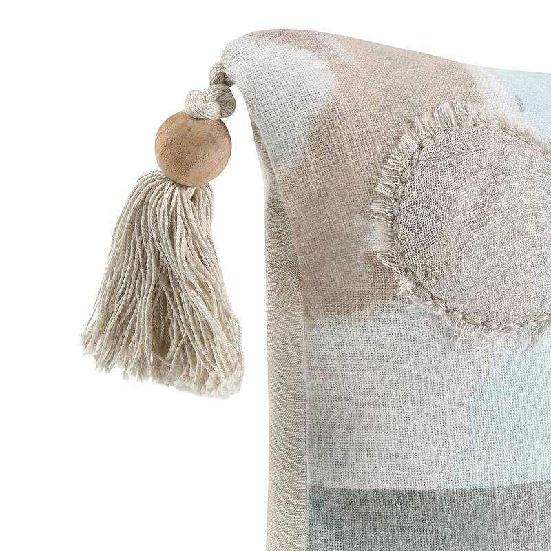 Villa by Classic Home Yama 14"x26" Cotton Blend Multicolor Throw Pillow