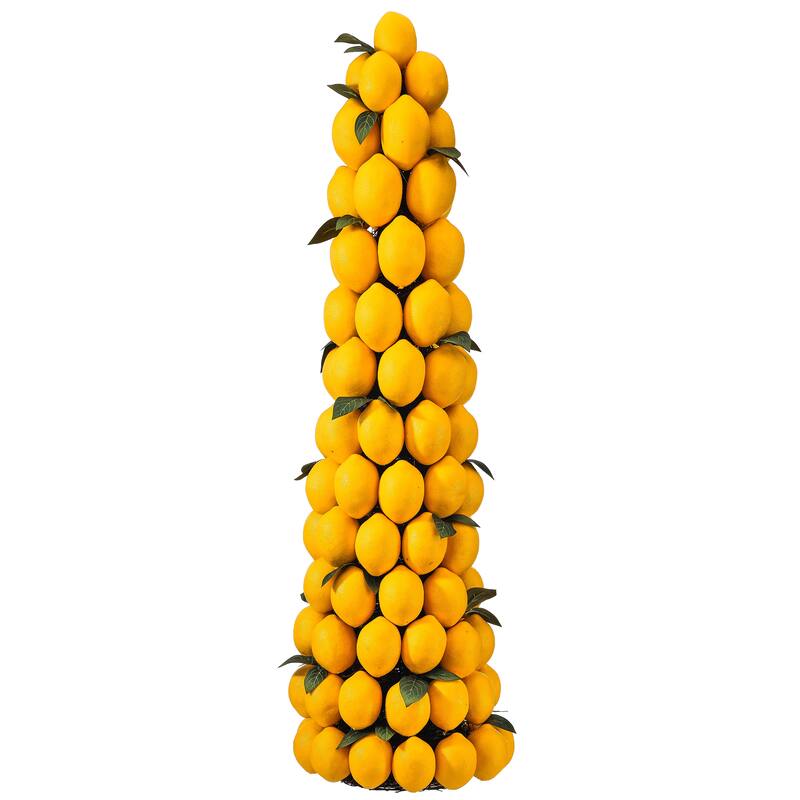 36" Lemon Topiary Cone Tree