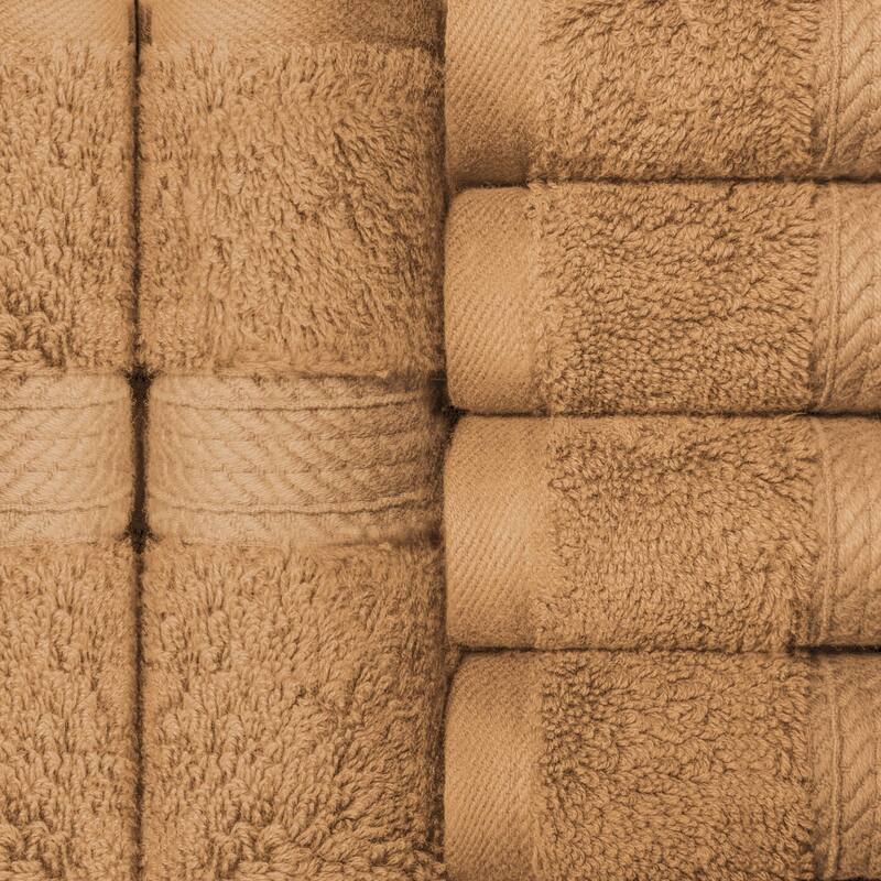 Superior Egyptian Cotton Pile Heavyweight Face Towel Set of 6