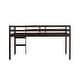 preview thumbnail 6 of 8, Twin Loft Bed with Ladder, Bed Platform of Strengthened Slats, Espresso