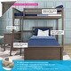 preview thumbnail 10 of 22, Max and Lily L Shaped Twin over Twin Bunk Bed with Desk