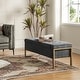 preview thumbnail 40 of 53, Alina Modern Upholstered Flip Top Storage Bench with Metal Legs by HULALA HOME
