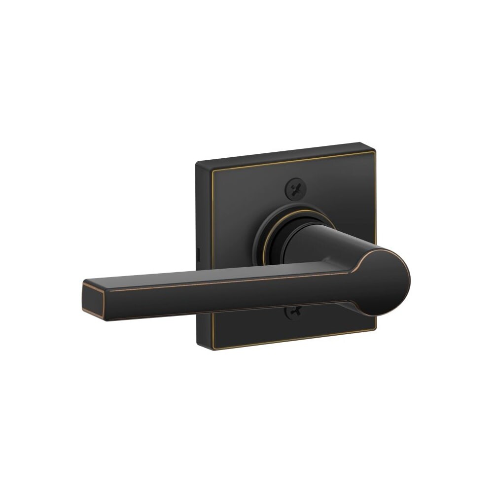 Schlage J170 Sol Col Solstice Non Turning One Sided Dummy Door Lever With Decorative Colton Trim From The J Series Overstock 23046573
