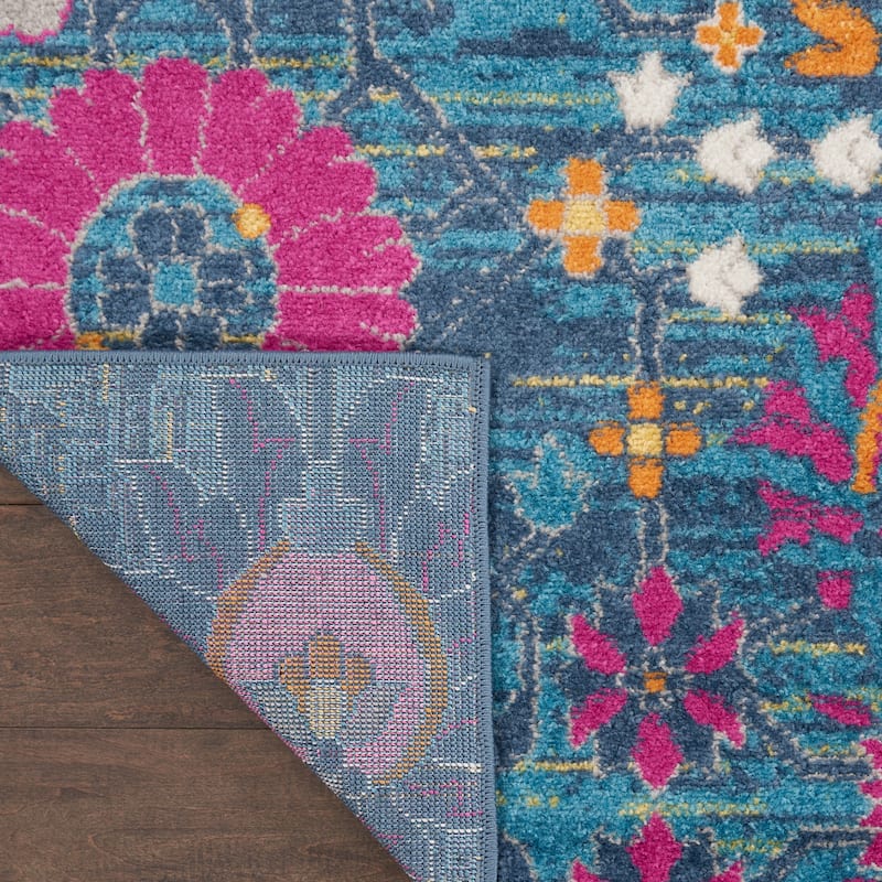 Nourison Passion Boho French Country Floral Area Rug.