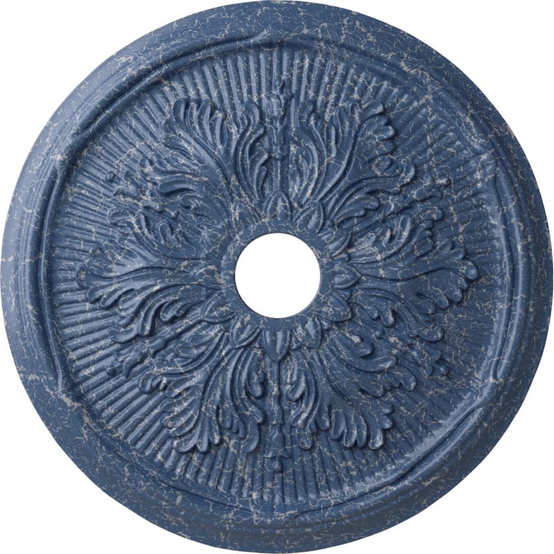 23 3/4"OD x 3 5/8"ID x 1 7/8"P Luton Leaf Ceiling Medallion