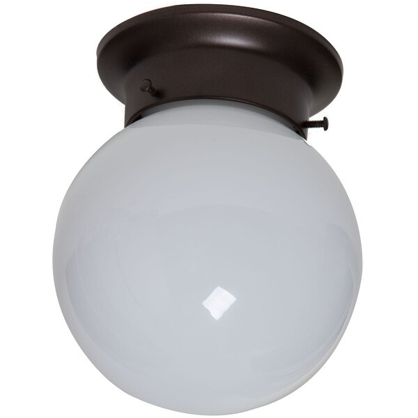 Boston Harbor F301-3375-ORB Flush Ceiling Light Fixture, Oil-Rubbed Bronze
