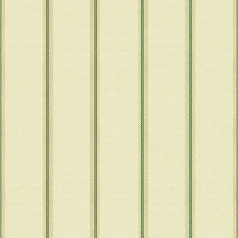 Galerie Wallcoverings Cottage Chic Silky Stripe Vinyl on Non-woven Metallic Wallpaper Roll - 33 feet x 21 inches - Black