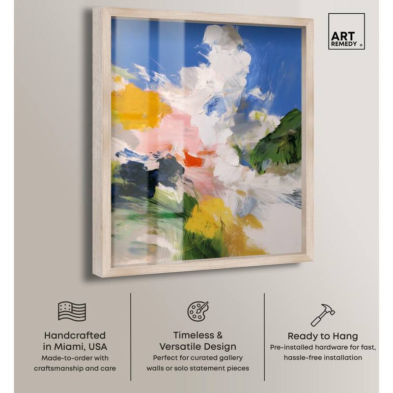 Clouds and Color II Shadowbox by Art Remedy