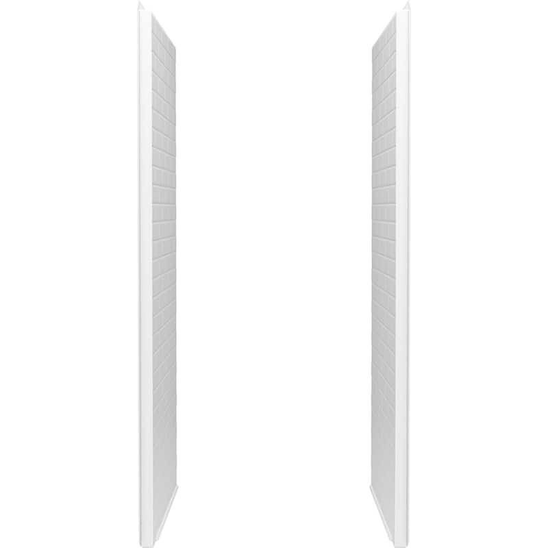 Sterling 72505100 Traverse 34" X 72-1/4" Shower End Wall Set - White