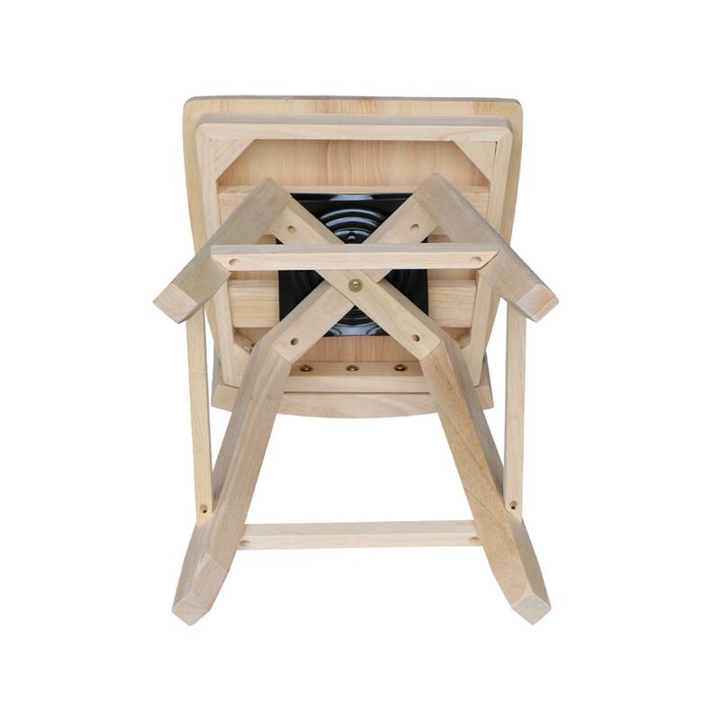 Tuscany Solid Wood Swivel Stool