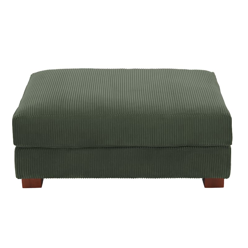 Modular Sectional Sofa with Ottomans