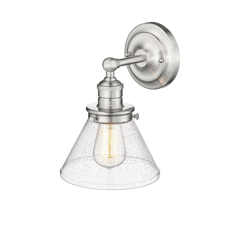 Millennium Lighting Eyden 1 Light Sconce with Clear Seedy Glass Shades