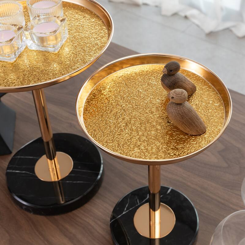 Adjustable Height Side Table, Small Tea Martini Table