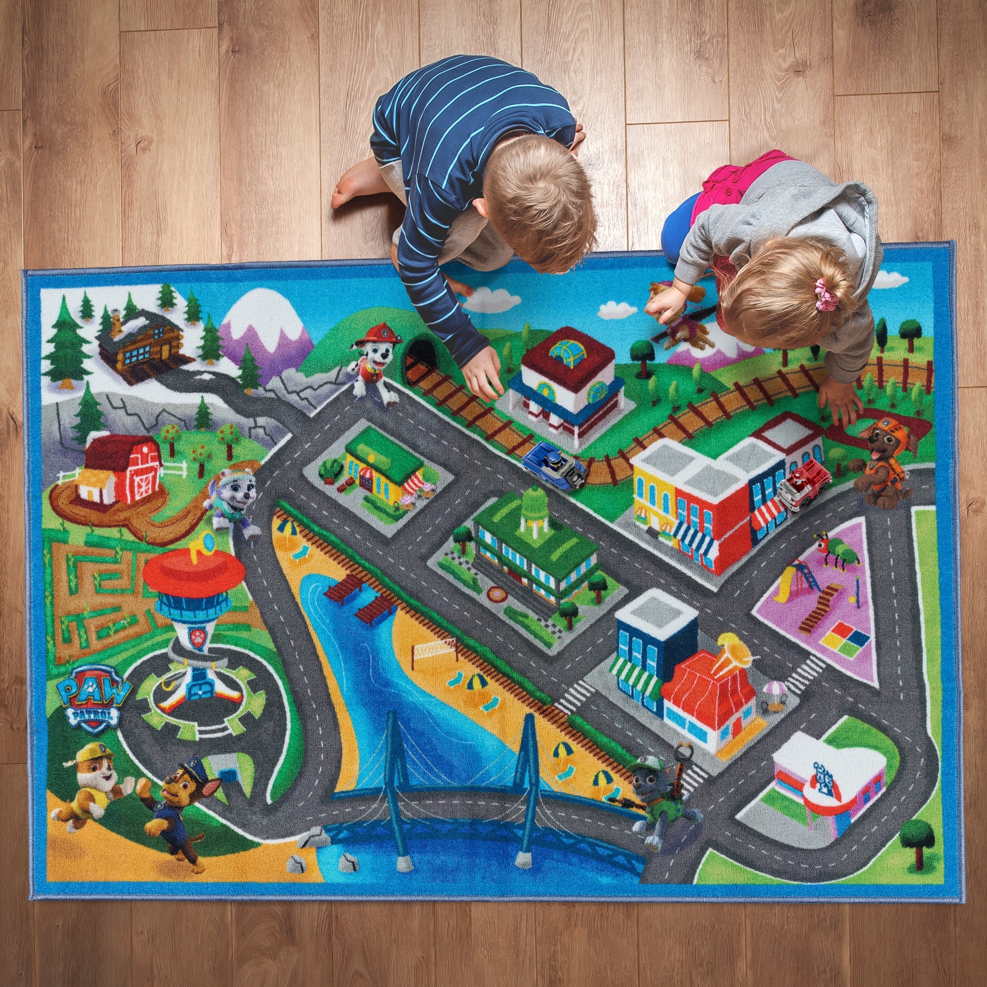 ラグ・カーペット Pixel Paw Pat Rug Licensed-Nickelodeon-Paw-