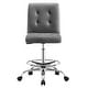 preview thumbnail 34 of 35, Prim Armless Vegan Leather Drafting Chair