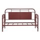 preview thumbnail 24 of 41, Vintage Series Distressed Metal Twin Metal Day Bed - Antique White
