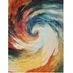 preview thumbnail 25 of 26, Nourison Celestial Abstract Modern Multicolored Colorful Wave Area Rug