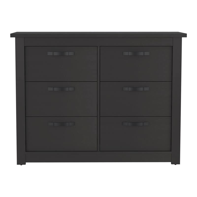 FM Furniture Westport 6 Drawer Double Dresser with Metal Hardware