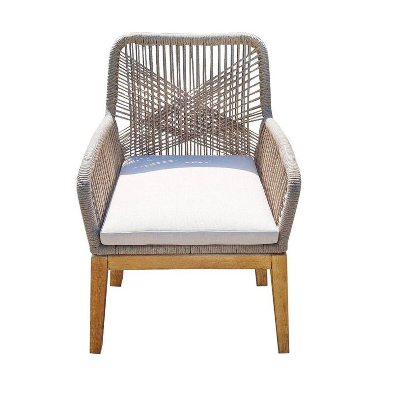 Ottawa Rope Weaving Chair - Natural (set of 2)