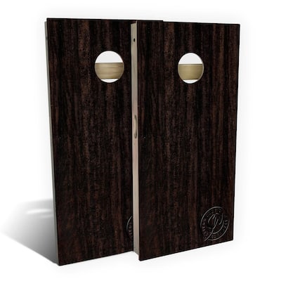 Black Ebony Outdoor Cornhole Board Set