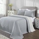 preview thumbnail 29 of 28, Superior Valencia Reversible Cotton Matelasse Bedspread and Sham Set