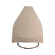 preview thumbnail 12 of 69, LeisureMod Chair Cover for 2-Person Hanging Egg Swing - Or Full Outdoor Wicker Patio Swing Lounger Chair with Stand & Cushions