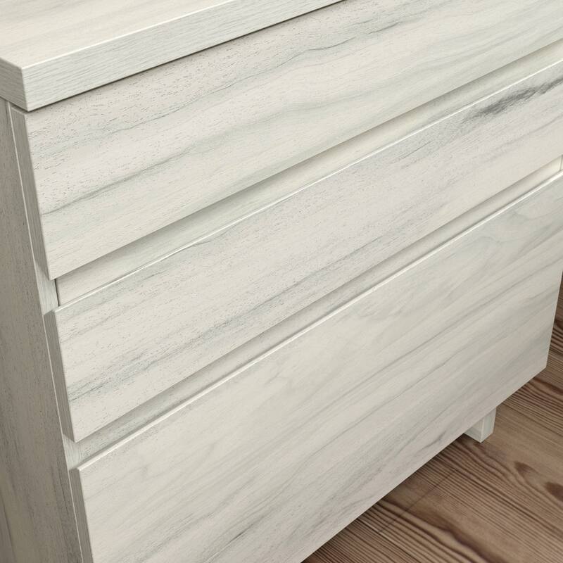 White Office File Cabinet with Large Drawers for Legal Files Printer Storage