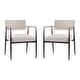 preview thumbnail 14 of 23, Christopher Knight Home - Alice Metal Dining Arm Chair Set of 2
