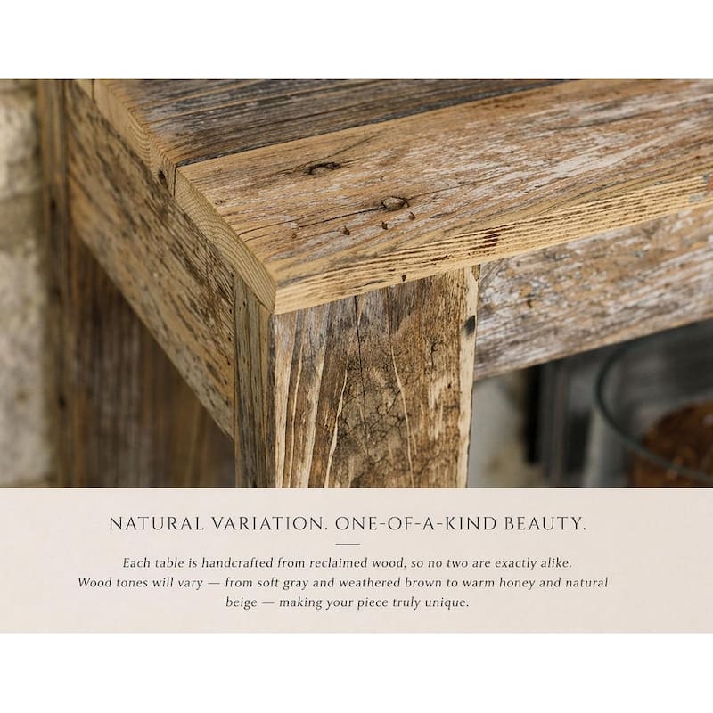 Rustic Bohemian Side Table