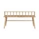 preview thumbnail 21 of 20, Middlebrook Solid Wood Low-Back Spindle Entry Bench