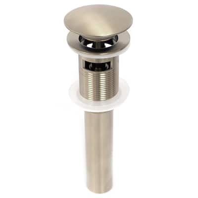 Pop Up Drain assembly with Cap with Overflow For under mount Installation