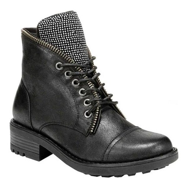 carlos santana lace up booties