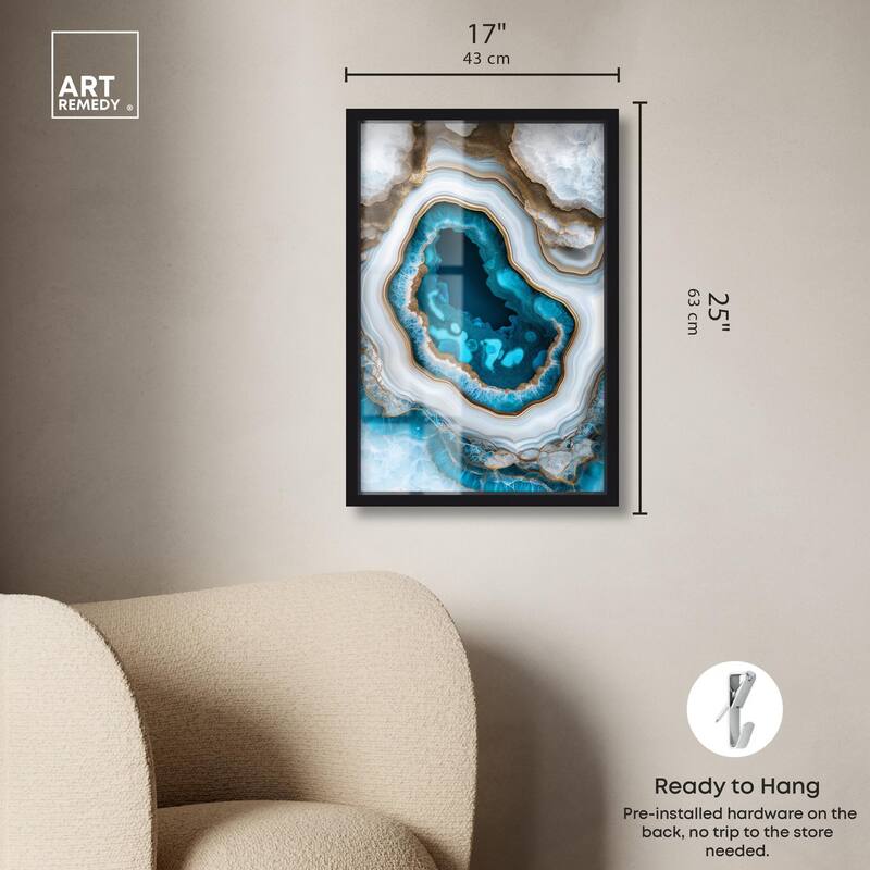 Gilded Geode Eye III Shadowbox by Art Remedy