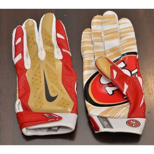 Shop Nike Vapor 3 0 Jet Nfl Receiver Gloves San Francisco 49ers