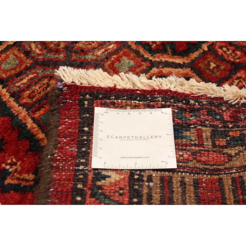 ECARPETGALLERY Hand-knotted Konya Anatolian Red Wool Rug - 3'7 x 9'11
