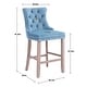 preview thumbnail 29 of 64, Contemporary Velvet Upholstered Counter Bar Stools Set of 4
