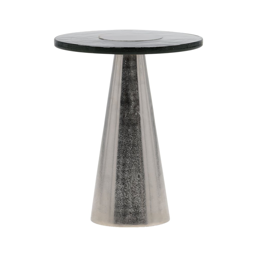 Aviary Aluminum End Table, Silver