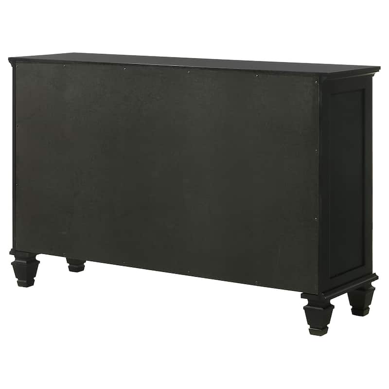 Sandy Beach Coastal Wood 11-drawer Bedroom Dresser