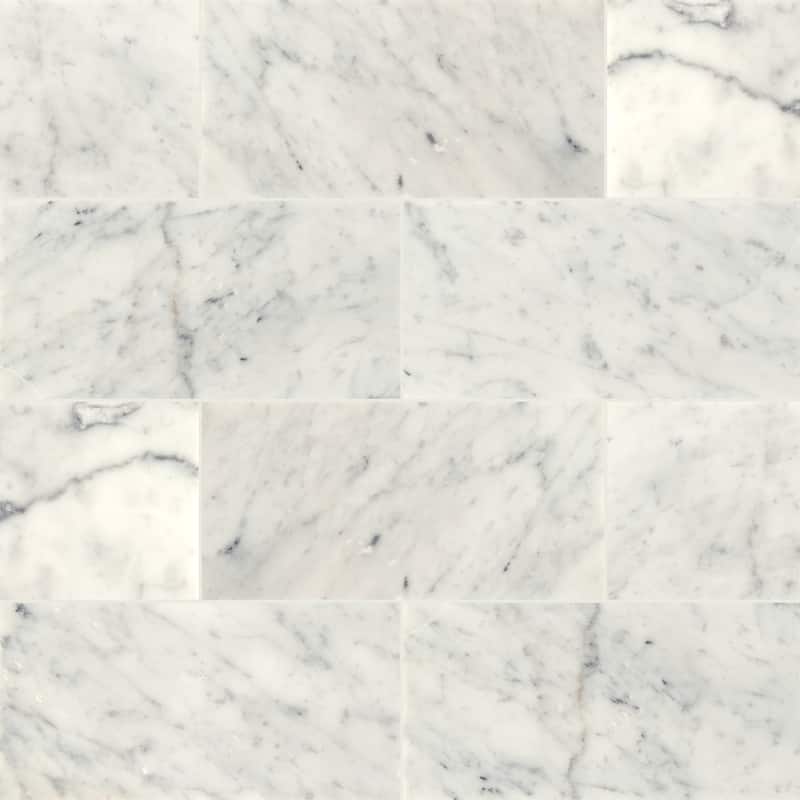 Ackland AKM-S-6X12TLP-CA 6" x 12" Marble Solid Floor and Wall Tile -