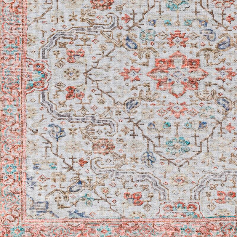 Livabliss Erranki Updated Floral Washable Area Rug
