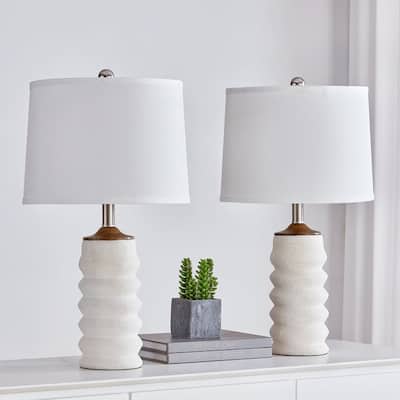 23" Resin USB Table Lamp (Set of 2)