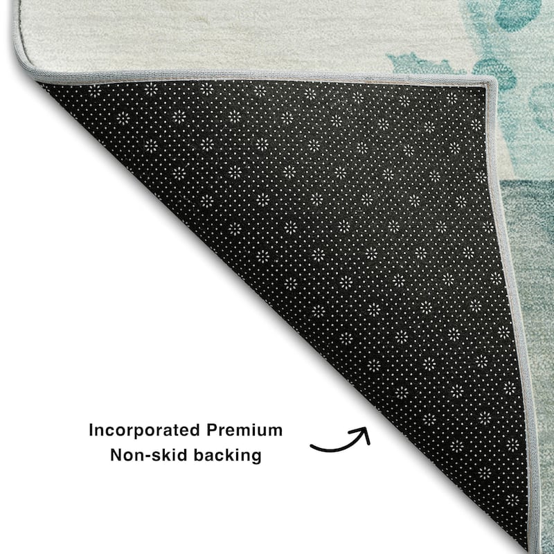Premium Washable Super Soft Abstract Modern Mayfield Rug