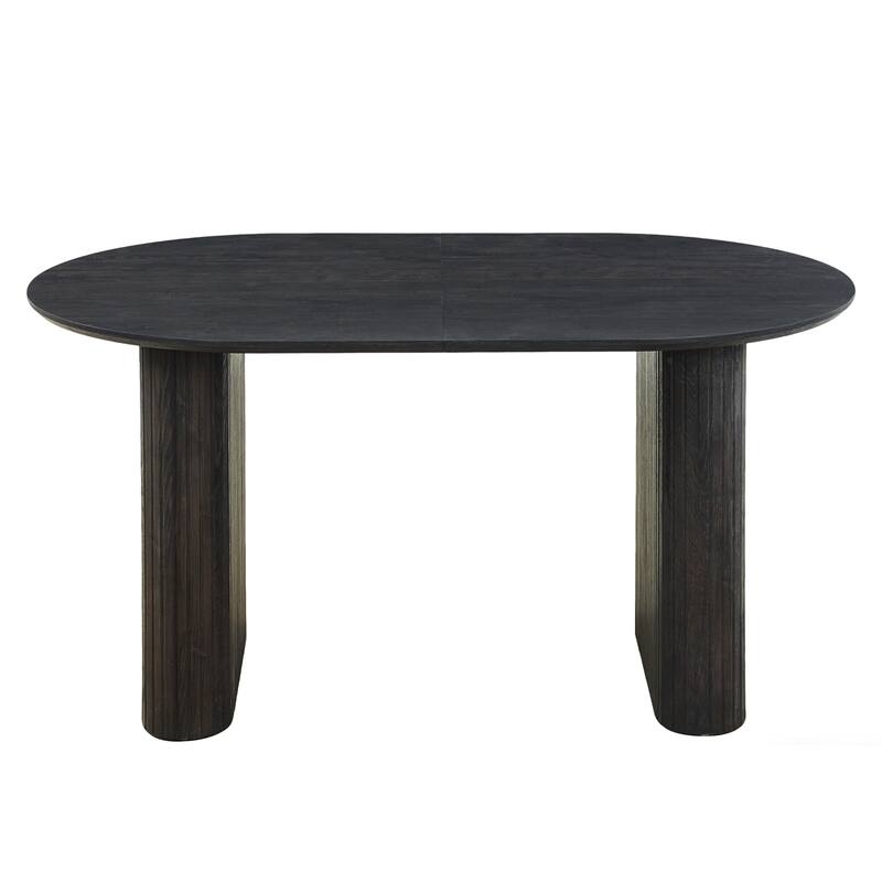 Extendable Multi Function Table MDF Top for Dining Office and Coffee - Black