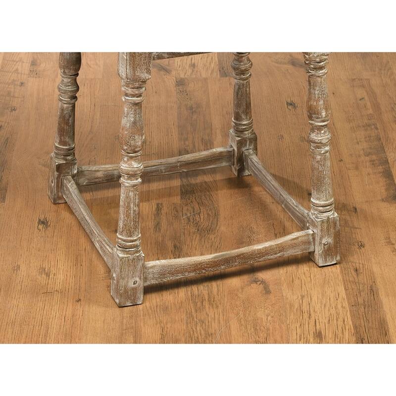 Aa Importing 48443-Br Round Cambridge End Table - 26 X 22 X 22 inches
